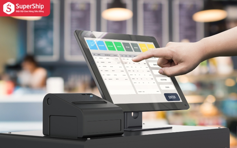 Máy Pos tính tiền thu ngân