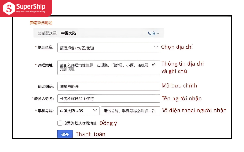 mua hàng trên TaoBao